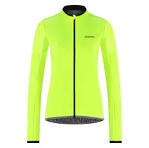 Naisten pyöräilytakki Shimano Windflex Neon Yellow