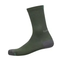Py&ouml;r&auml;ilysukat Shimano Performance Wool Socks Dark Olive