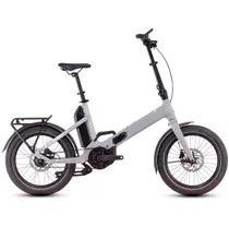 Elcykel Cube Fold Hybrid Comfort 500Wh Pearlysilver/White 
