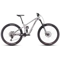 Heldämpad MTB Cube Stereo ONE77 Race 29 Rawmetal/Black 