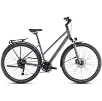 Hybridcykel Cube Touring Pro Mid Slabgrey/Metal