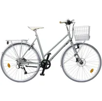 Hybridcykel Skeppshult Favorit Sport Dam 9-Vxl Blå Vind Matt