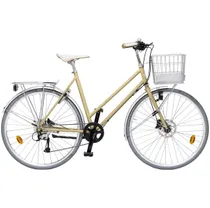 Hybridcykel Skeppshult Favorit Sport Dam 9-Vxl Blek Sol Matt