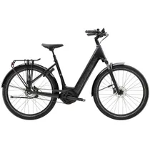 Elcykel Hybrid Trek District+ 4 Coaster Belt Lowstep 800Wh Trek Black Satin