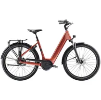 Elcykel Hybrid Trek District+ 4 Coaster Lowstep 800Wh Pennyflake