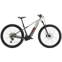 El MTB Trek Powerfly+ 6 Gen 5 Lunar Silver/Mercury