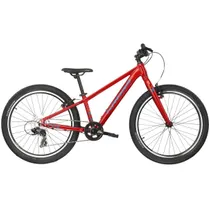 Barncykel Kross Level Jr 1.0 Red/Aquamarine 24
