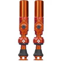 Tubelessventil MUC-OFF Big Bore Hybrid 30mm Orange