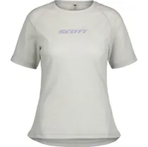 Pyöräilypaita Naisten Scott Trail Casual Tuned SS Fog Grey