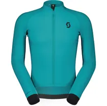 Pyöräilypaita Miesten Scott RC Pro Warm LS Winter Green