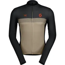 Pyöräilypaita Miesten Scott RC Team LS Mars Red/Toast Beige