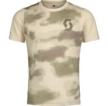 Cykeltröja Jr Scott Trail Vertic 10 SS Cotton White/Hay Green