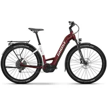 Elcykel hybrid Ghost E-Teru Advanced Low Eq Red/White Glossy