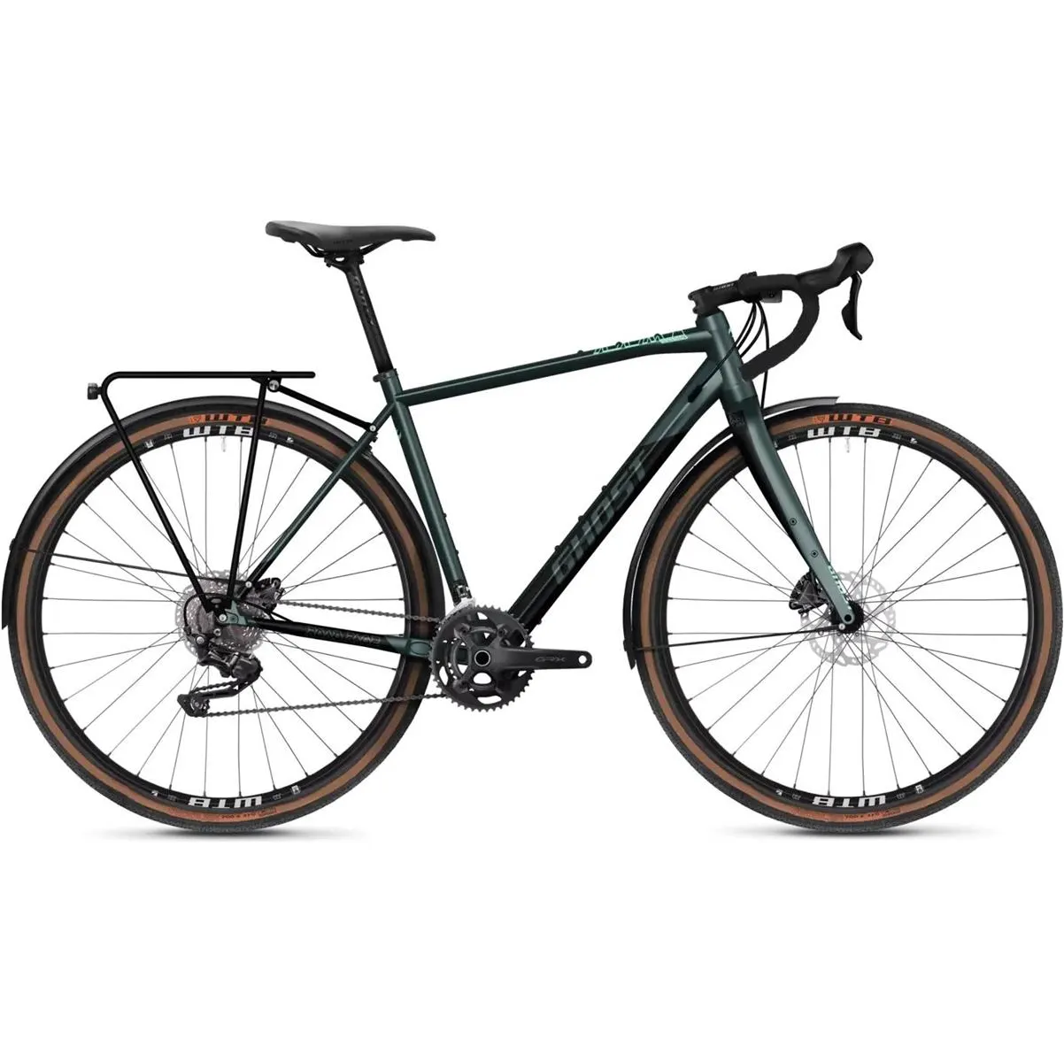 Gravel Bike Ghost Road Rage Essential Eq AL U Green Black Ghost Cyklar gravel-bike-ghost-road-rage-essential-eq-al-u-green-black-ghost-cyklar