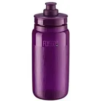 Cykelflaska Elite Fly Tex 550ml Clear/Pruple 550 ml