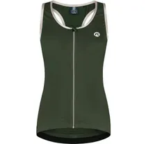 Cykeltröja Rogelli Abbey Jersey Women Army Green/Sand