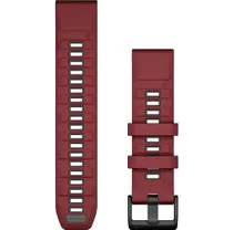 Klockarmband Garmin QuickFit 22 Silikon Marsala/Graphite