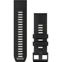 Klockarmband Garmin QuickFit 26 Silikon Black/Pebble Gray