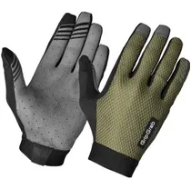 GripGrab Vertical 2 InsideGrip™ Långfingrade Sommarhandskar Olive Green
