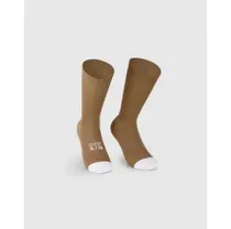 Cykelstrumpor Assos Socks Endurance S11 Bronze Ash