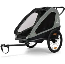 Cykelvagn Hamax Traveller Twin  2 barn Khaki Green/Black