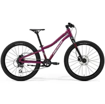 Barncykel Merida Matts J.24+ Silk Purple/Red