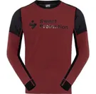 Cykeltröja Sweet Protection Hunter Merino Hybrid LS Jersey M Dark Red
