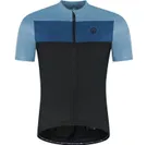 Cykeltröja Rogelli Core Block Jersey SS Men Black/Blue/Dark Blue