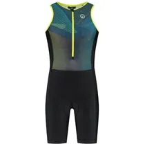 Triathlondräkt Rogelli Florida Graphic Triathlon Suit Black/Blue/Fluor
