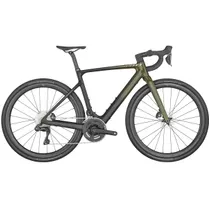 Maantie sähköpyörä Scott Solace eRIDE 20 SAMPLE Candy Green Yellow Flakes