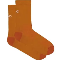 Py&ouml;r&auml;ilysukat POC Cadence Road Socks Bauxite Brown