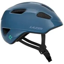 Cykelhjälm Barn Lazer Nutz 2.0 KinetiCore Grönt Spänne Steel Blue