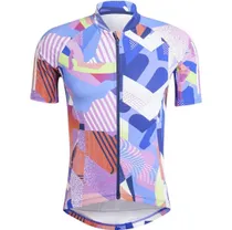 Py&ouml;r&auml;ilypaita Adidas Essentials 3-Stripes Pat. Clash Cycling Jersey M Multi