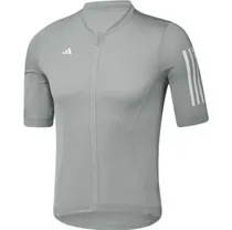Py&ouml;r&auml;ilypaita Adidas Tempo 3-Stripes Cycling Jersey M Silver