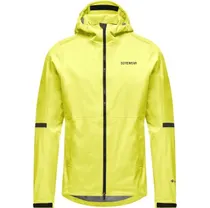 Cykeljacka GOREWEAR Lupra GORE-TEX 2.0 Hooded Jacket Mens Lime Yellow