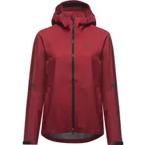 Cykeljacka GOREWEAR Lupra GORE-TEX 2.0 Hooded Jacket Womens Utility Red