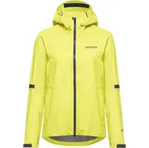 Cykeljacka GOREWEAR Lupra GORE-TEX 2.0 Hooded Jacket Womens Lime Yellow
