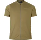 Cykeltröja Endura Loop S/S Zipped Jersey Tweed Green