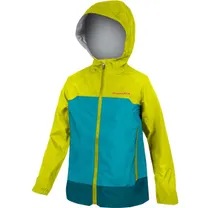 Cykeljacka Endura Barn MT500 JR Waterproof Jacket Lime Green
