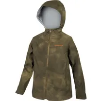 Cykeljacka Endura Barn MT500 JR Waterproof Jacket Tweed Green