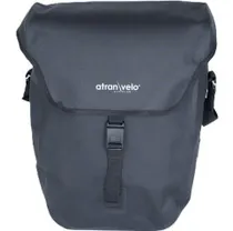 Pakethållarväska Atran Velo Commuter Sidobag Triple-X WP 24L Grå