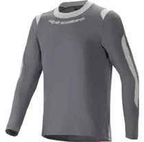 Cykeltr&ouml;ja Alpinestars A-Dura Dri Wool LS Jersey Dark Grey