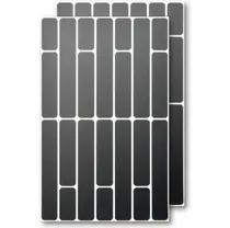 Heijastintarrat Luxshield-Stripes Black