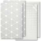 Luxshield Reflekterande Klistermärken-Triangles Silver