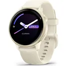 Träningsklocka Garmin vivoactive 6 Bone/Lunar Gold