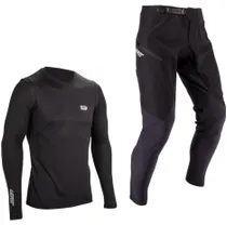 Cykelbyxor & Tröja Leatt Ride Kit MTB 1.0 Black