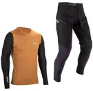 Cykelbyxor & Tröja Leatt Ride Kit MTB 1.0 Rust