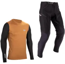 Cykelbyxor & Tröja Leatt Ride Kit MTB 1.0 Rust