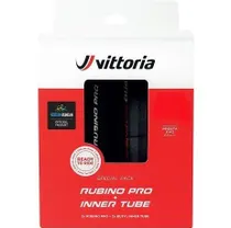 Däckpaket Vätternrundan Vittoria Rubino Pro G2.0 2-st Däck+Slang 28-622 svart