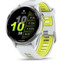 Träningsklocka Garmin Forerunner 970 Whitestone/Amp Yellow